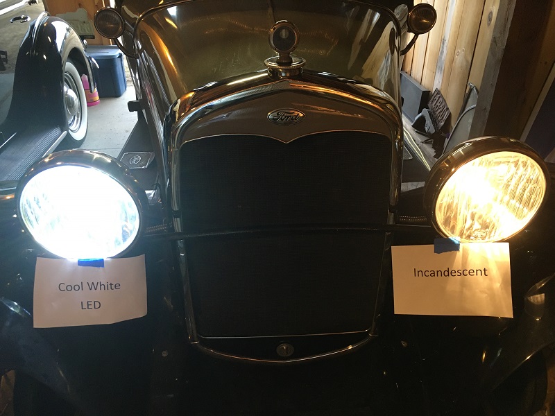Model A Ford LED Headlight Bulbs